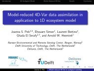 Model-reduced 4D-Var data assimilation in application to 1D ...