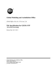 GEOS-5 FP - NASA Global Modeling and Assimilation Office