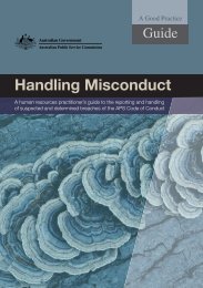 Handling misconduct - Australian Public Service Commission