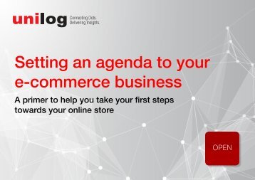 Setting an agenda to your e-commerce business