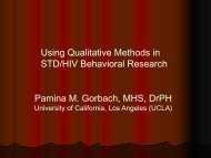 How is Qualitative Research Used? (HealthCom/AED ... - TREE