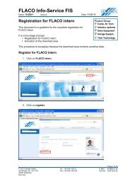 FLACO Info-Service FIS - Flaco-Geräte Gmbh