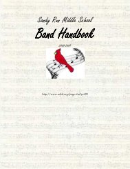 Band Handbook