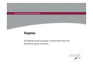 Segway - Unfallforschung der Versicherer