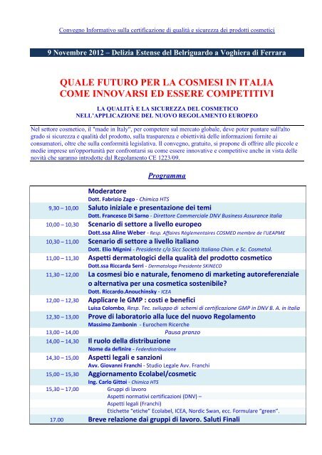 Convegno11-09 - Programma - UEAPME