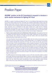 Position Paper - UEAPME