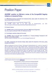 Position Paper - UEAPME