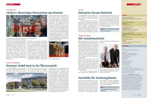 BIG News 2/2008 - WFB WirtschaftsfÃ¶rderung Bremen GmbH