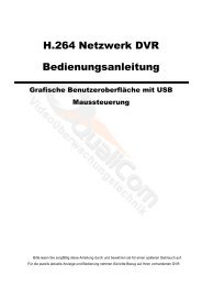 H.264 Netzwerk DVR Bedienungsanleitung