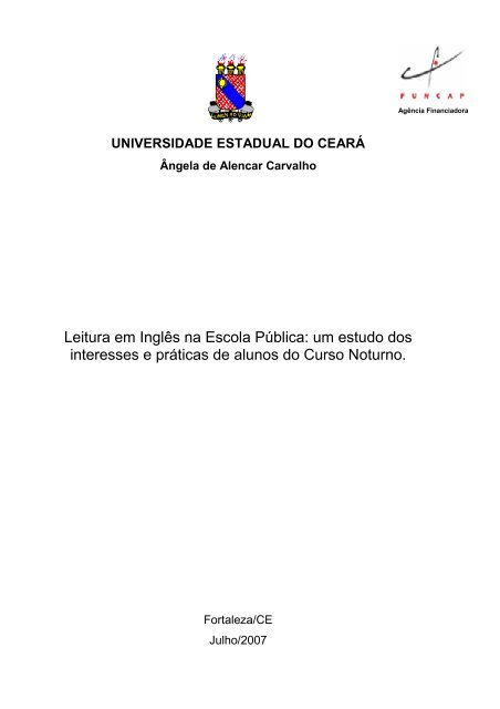 CAOB - Projeto Poesia Fora da Estante - 3°Anos/EF 