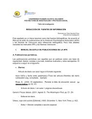 escritura citas bibliogrÃ¡ficas APA.pdf - Universidad EvangÃ©lica de El ...