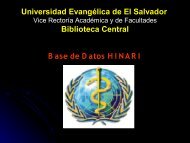 Diapositiva 1 - Universidad EvangÃ©lica de El Salvador