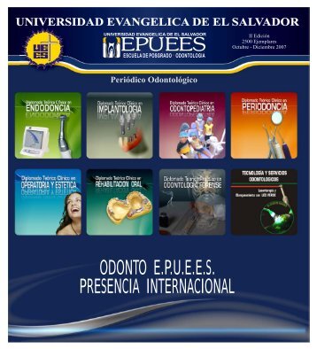odonto epuees presencia internacional - Universidad EvangÃ©lica de ...