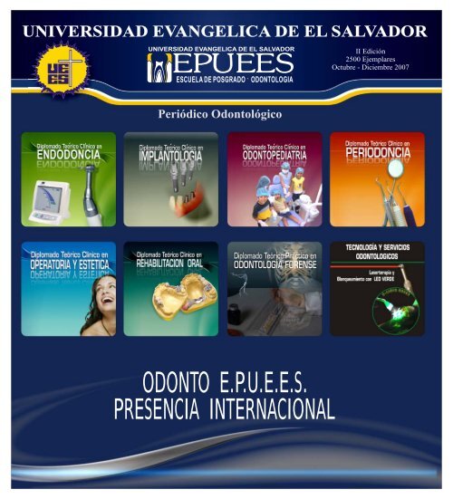 odonto epuees presencia internacional - Universidad EvangÃ©lica de ...