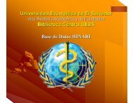 Guia de Base de Datos HINARI - Universidad EvangÃ©lica de El ...
