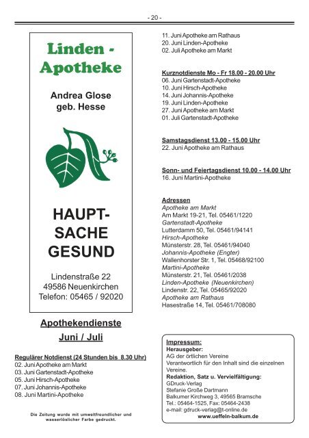 als PDF-Datei - Ueffeln