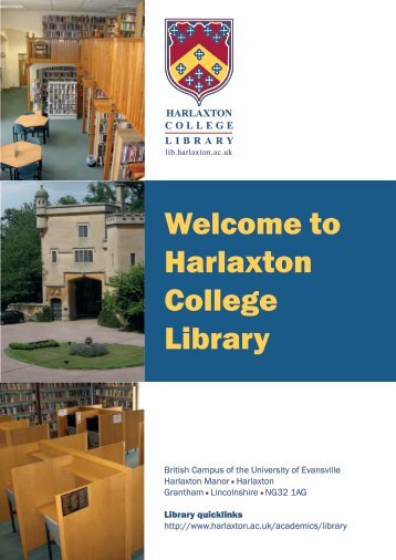 Library Guide - Harlaxton College