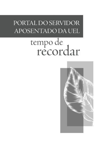 PORTAL DO SERVIDOR.indb - Universidade Estadual de Londrina