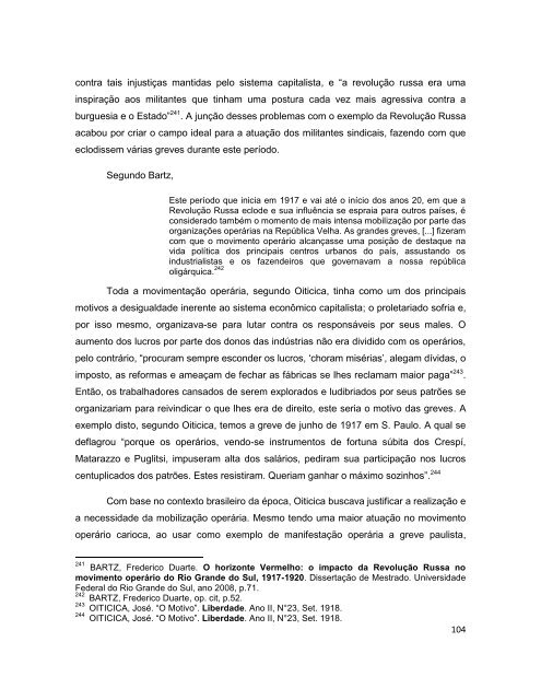 josÃ© oiticica: itinerÃ¡rios de um militante anarquista - Universidade ...