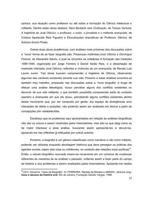 josÃ© oiticica: itinerÃ¡rios de um militante anarquista - Universidade ...