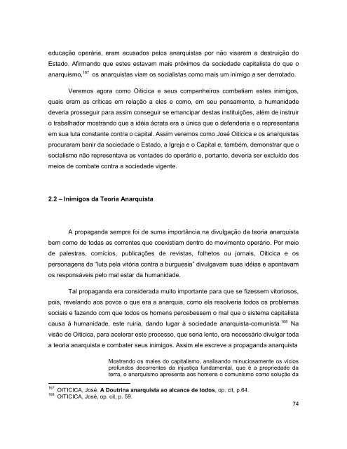 josÃ© oiticica: itinerÃ¡rios de um militante anarquista - Universidade ...