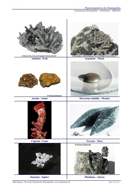 Planeten - Metalle - Ruth Sagerer