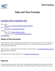 Date and Time Formats