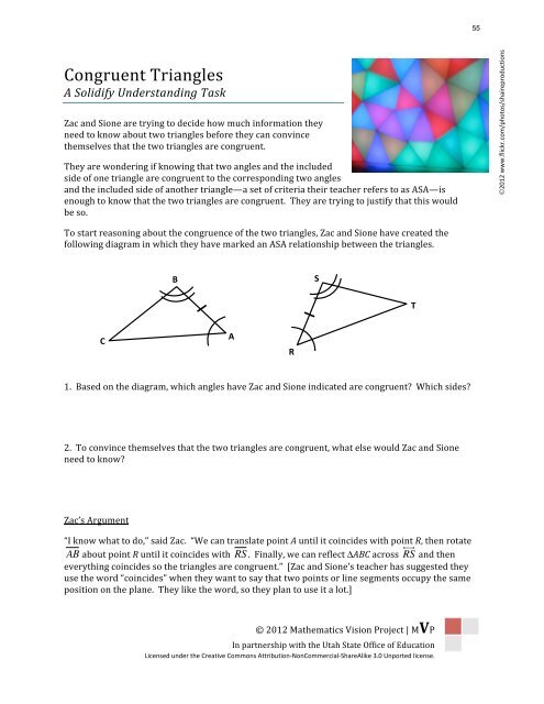 Answered: D Circle one of the following: sss SAS…