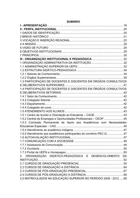 PDI 2013-2017 - Plano de Desenvolvimento Institucional V. I