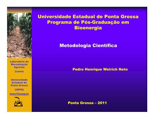 Universidade Estadual de Ponta Grossa Programa de Pós ...