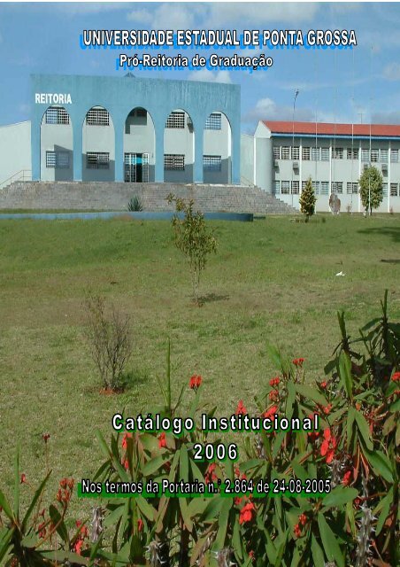 Institucional - Universidade Estadual de Ponta Grossa