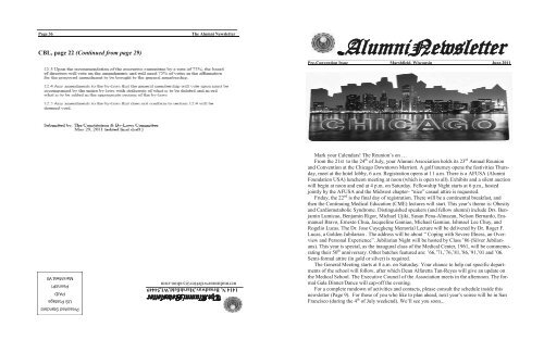 TheAlumniNewsletter - UERMMMC Alumni Foundation USA, Inc.