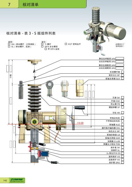 螺 旋 千 斤 顶 系 统 | ZIMM Catalogue XII 1.1 - ZH