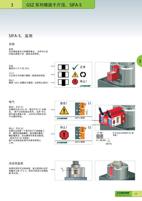 螺 旋 千 斤 顶 系 统 | ZIMM Catalogue XII 1.1 - ZH