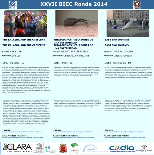 XXVII BICC Ronda 2014