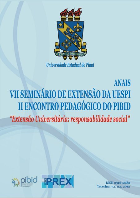 Anais I Jornada Extensionista - Uespi