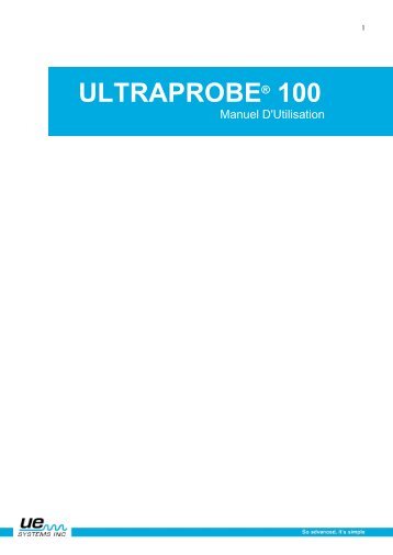 ultraprobe-100-pdf - UE Systems