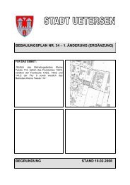 BEBAUUNGSPLAN NR. 34 – 1. ÄNDERUNG ... - Stadt Uetersen