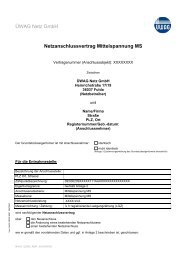 Netzanschlussvertrag Mittelspannung (PDF 58 ... - Ãwag Netz GmbH