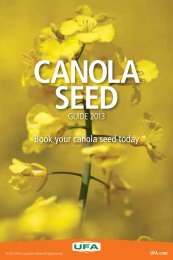 CANOLA SEED - UFA.com