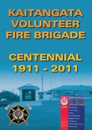 kaitangata volunteer fire brigade centennial 1911 - 2011