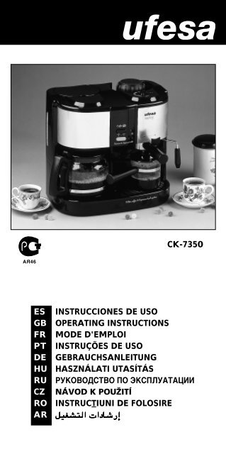 ck-7350 es instrucciones de uso gb operating instructions ... - Telenet