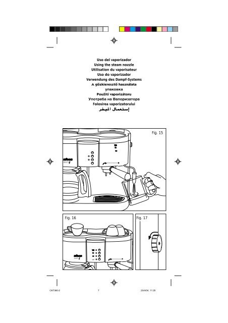 ck7360 es instrucciones de uso gb operating instructions fr mode d ...