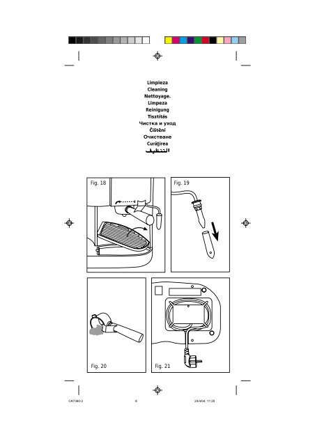 ck7360 es instrucciones de uso gb operating instructions fr mode d ...