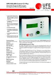 UFE SOLAR-Control C1 Plus