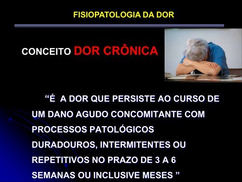 FISIOLOGIA DA DOR - UFF