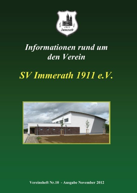 Heft 10 SV Immerath