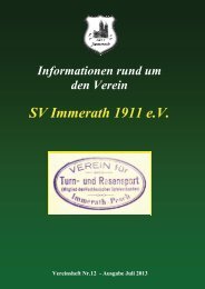 Heft 12 SV Immerath