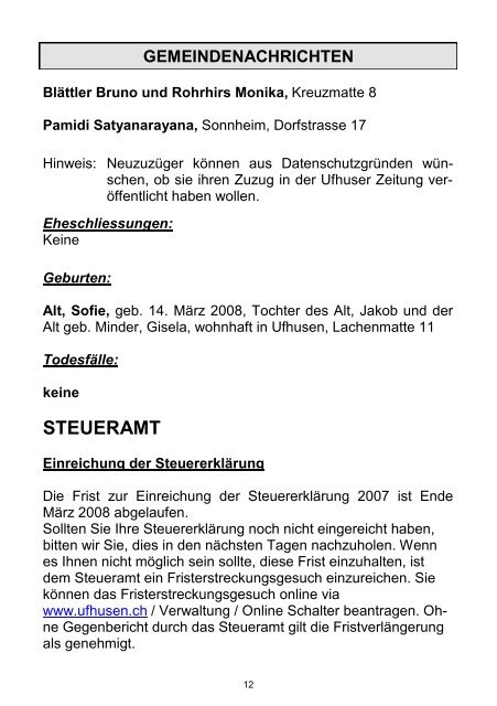Mai.pdf - Gemeinde Ufhusen