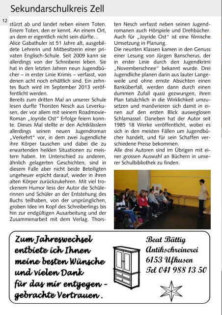 Ufhuser Zeitung - Gemeinde Ufhusen